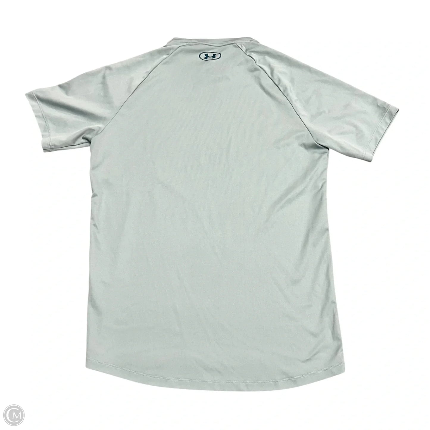 Athletic Top Short Sleeve By Under Armour In Blue, Size: S