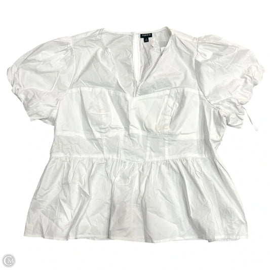 Top Short Sleeve By Torrid In Cream, Size: 2x