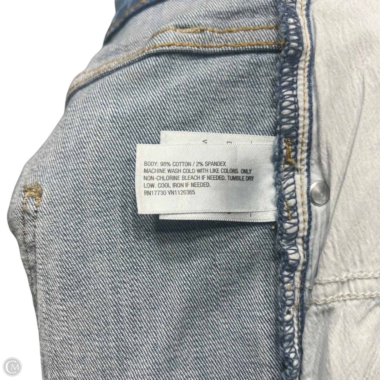 Jeans Flared By Ava & Viv In Blue Denim, Size: 22