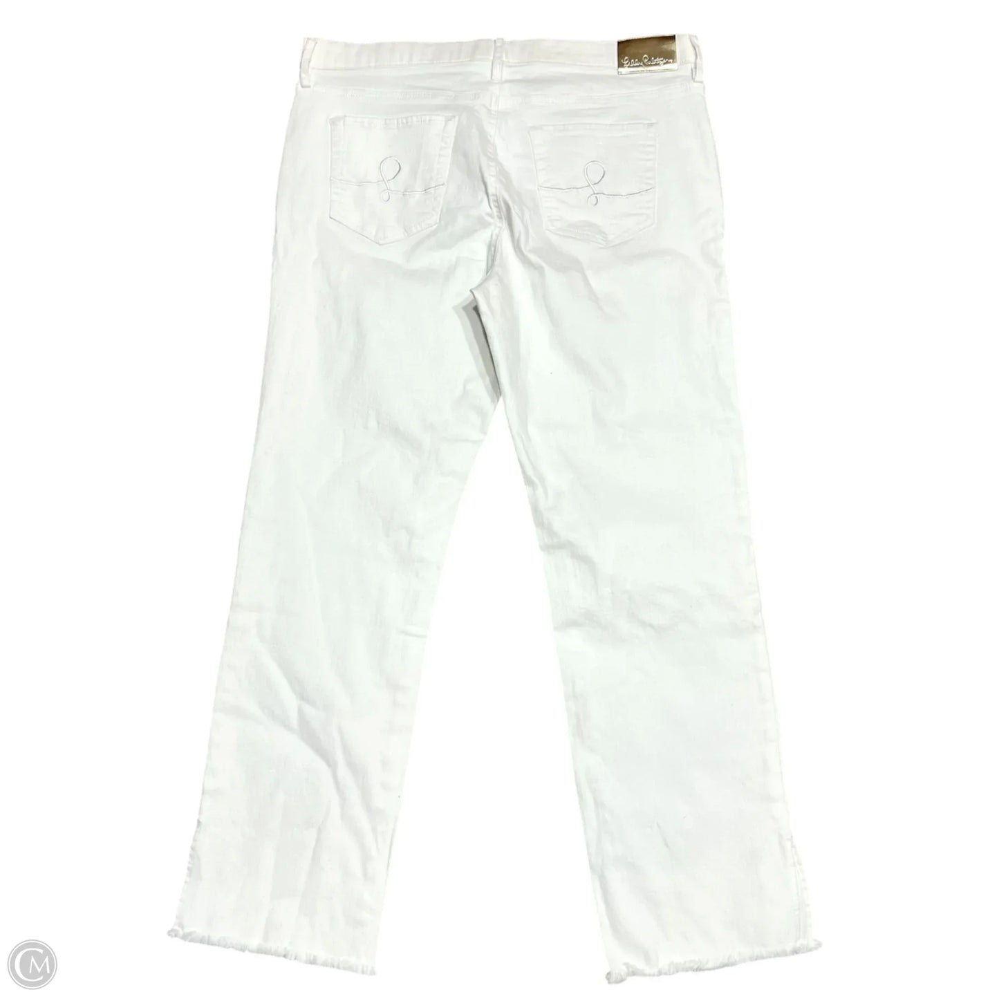 Jeans Designer By Lilly Pulitzer In Cream, Size: 16