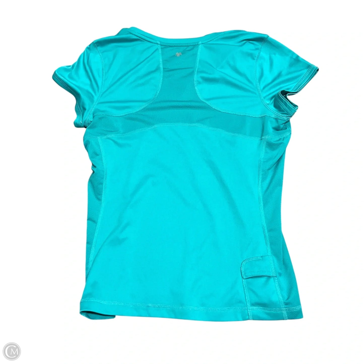 Athletic Top Short Sleeve By Tek Gear In Blue, Size: L