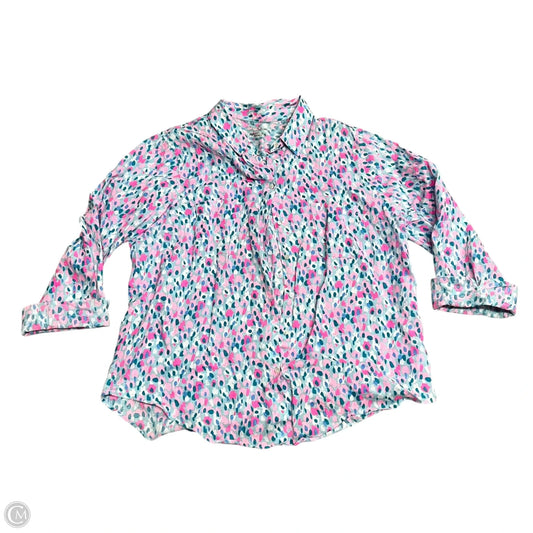 Top Long Sleeve Designer By Lilly Pulitzer In Multi-colored, Size: Xl