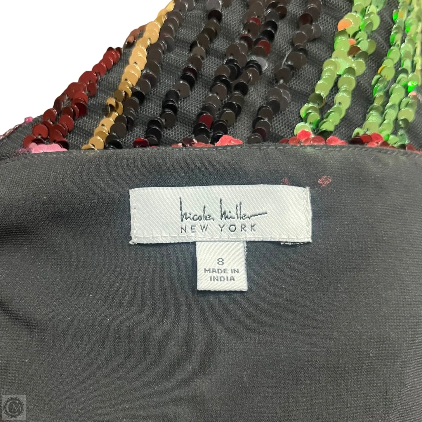 Skirt Midi By Nicole Miller In Rainbow Print, Size: 8