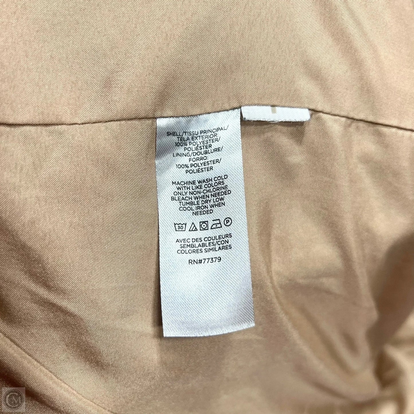 Blazer By Ann Taylor In Tan & White, Size: Xl