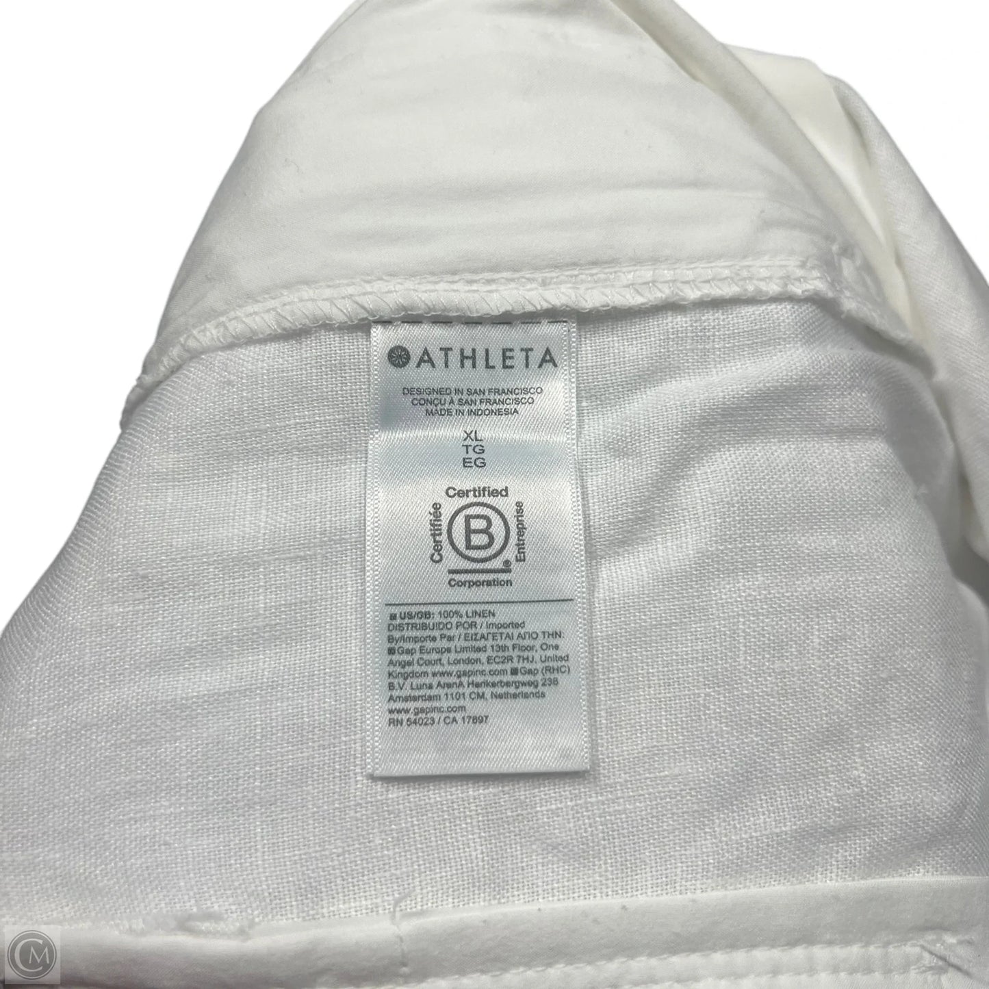 Pants Linen By Athleta In Cream, Size: Xl