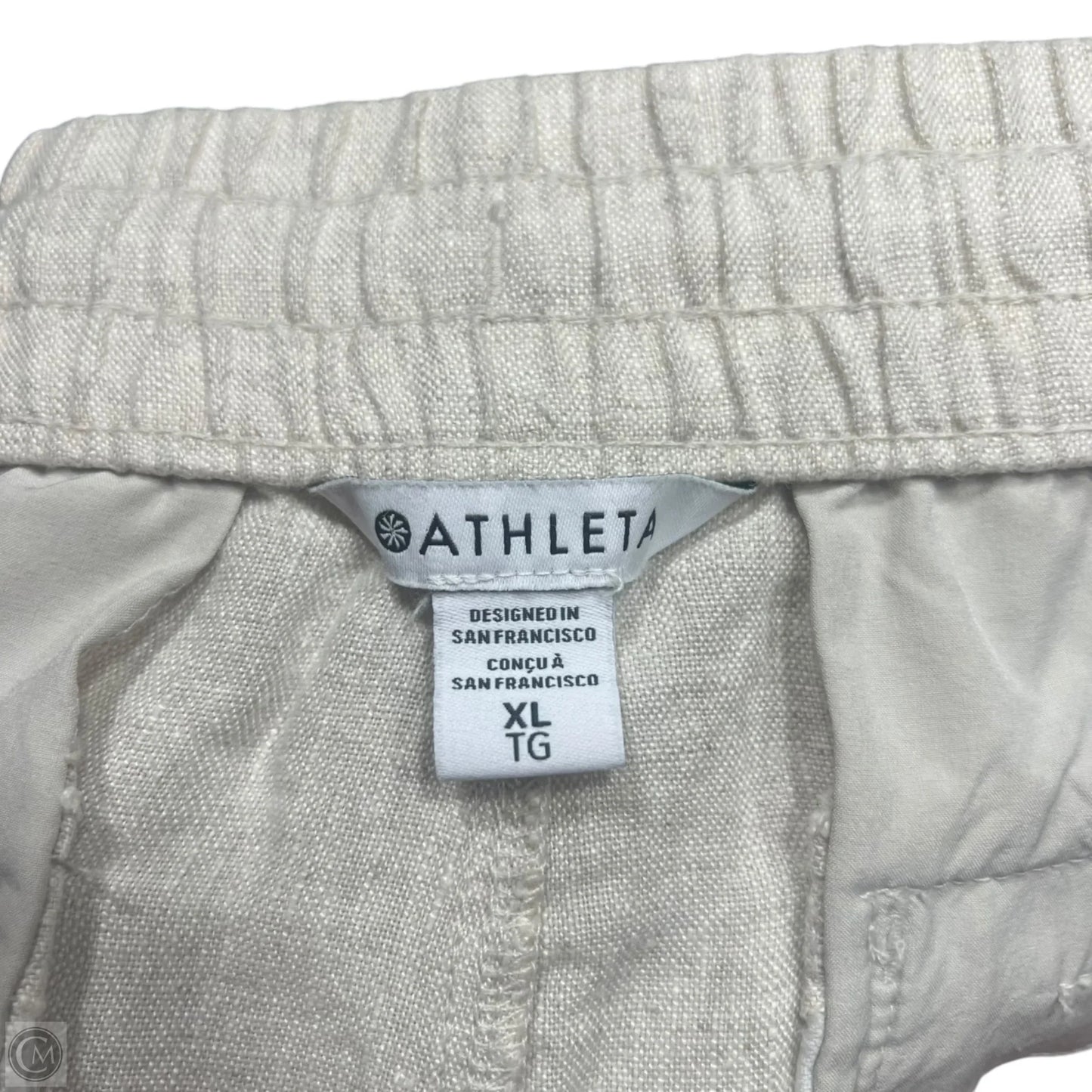 Pants Linen By Athleta In Beige, Size: Xl