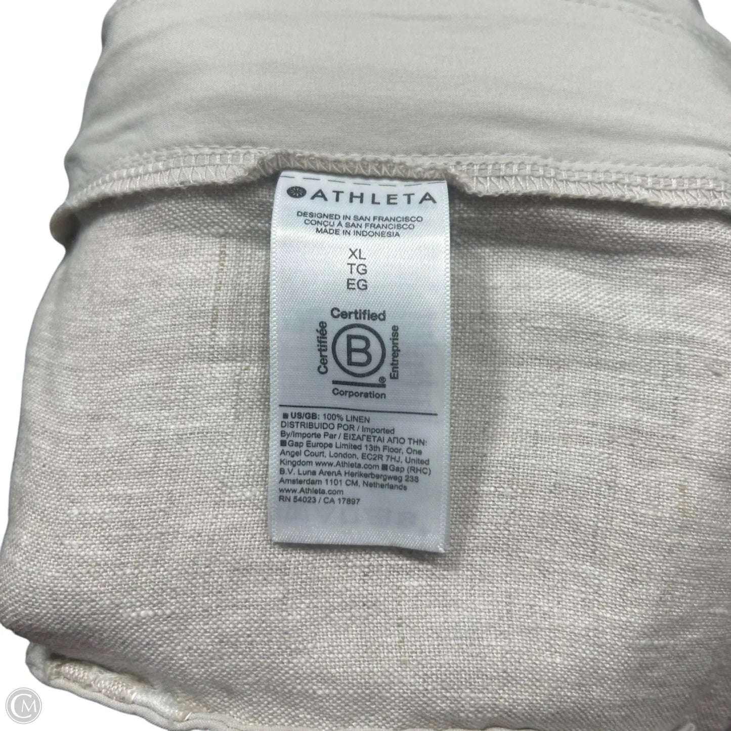 Pants Linen By Athleta In Beige, Size: Xl
