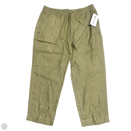 Pants Linen By Athleta In Green, Size: Xl