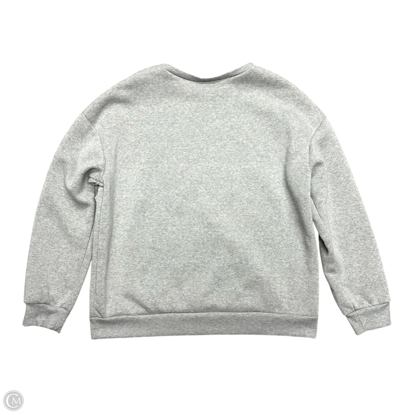 Sweatshirt Crewneck In Grey, Size: 1x