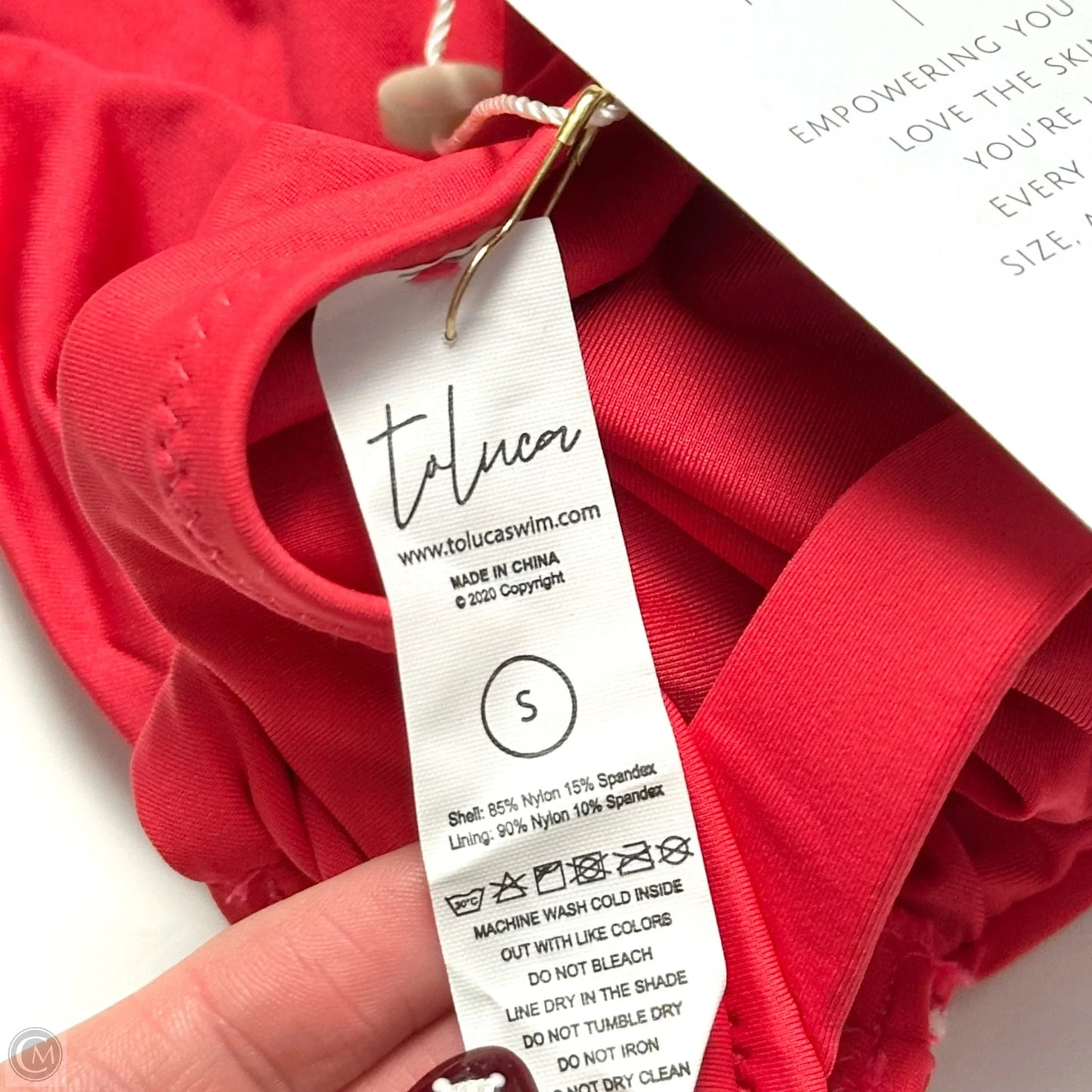 Swimsuit By Toluca In Red, Size: S