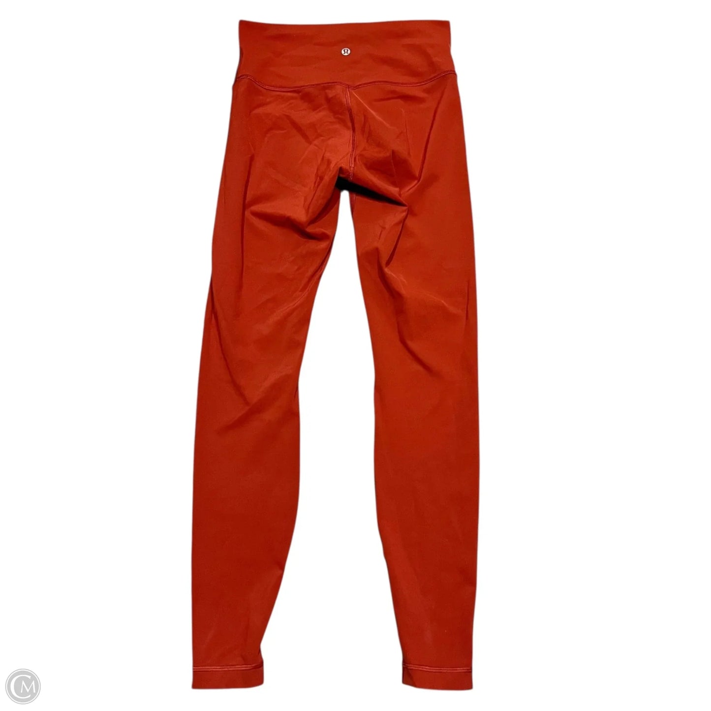 Athletic Leggings By Lululemon In Orange, Size: S