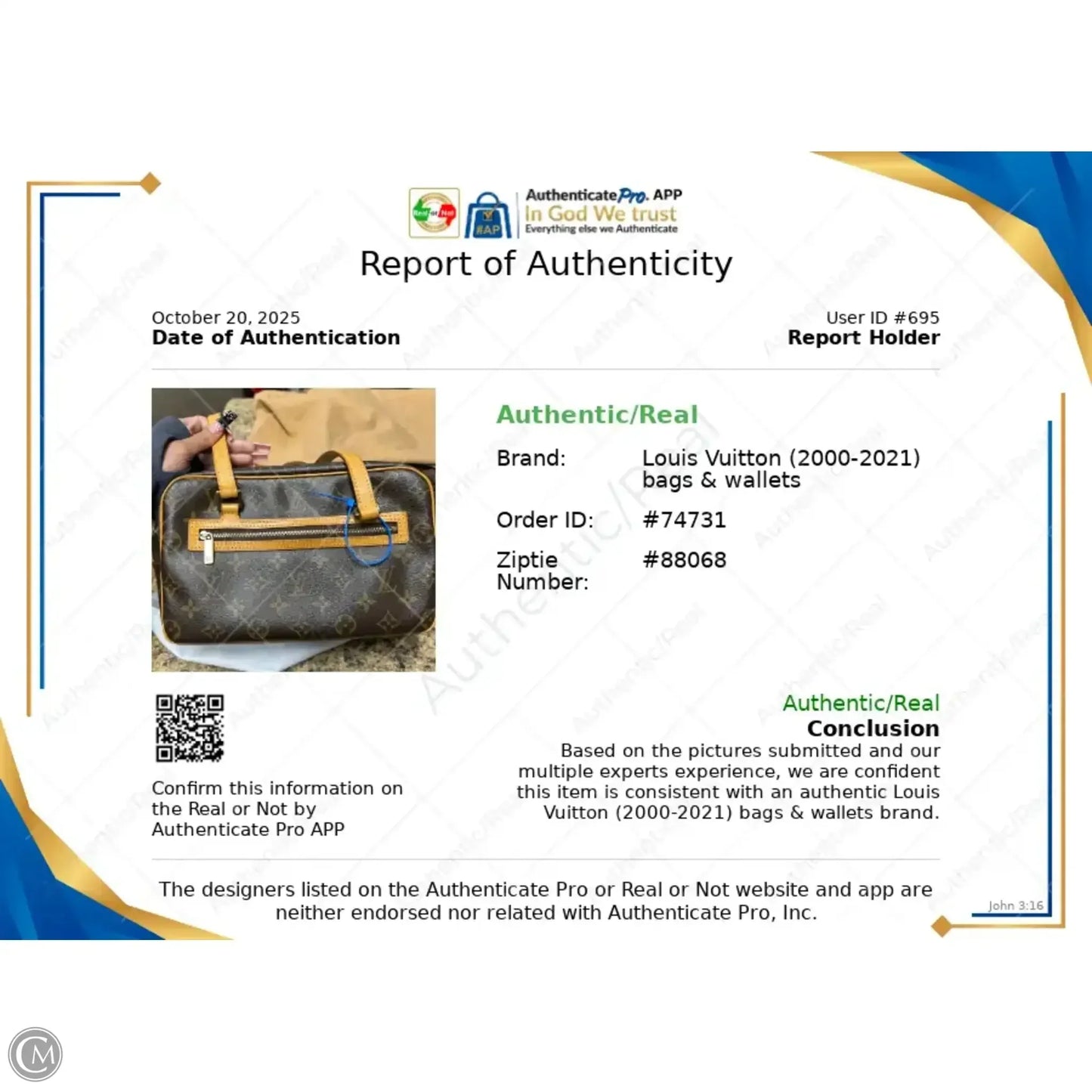 Handbag Luxury Designer By Louis Vuitton, Size: Medium