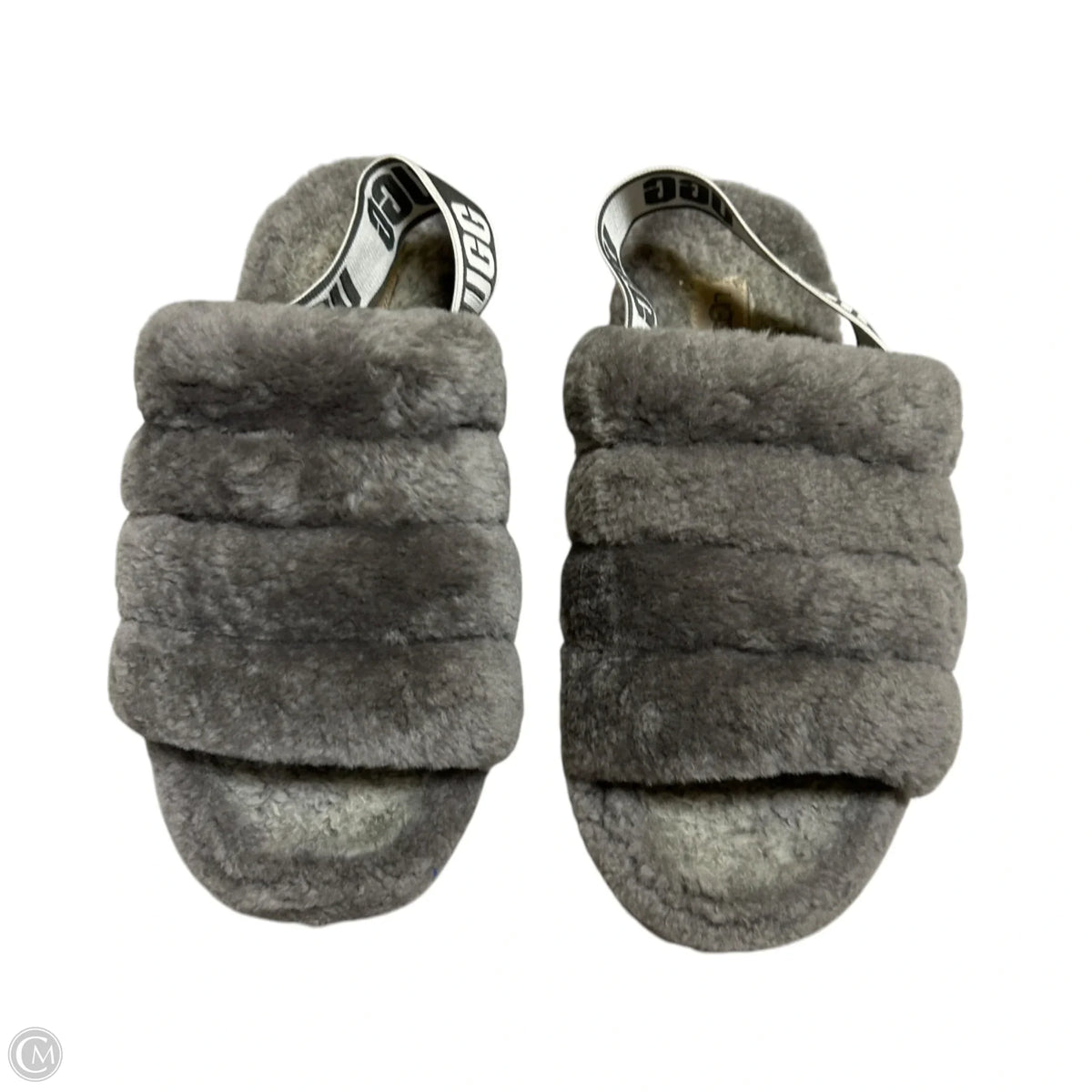 Sandals Designer By Ugg In Grey, Size: 9