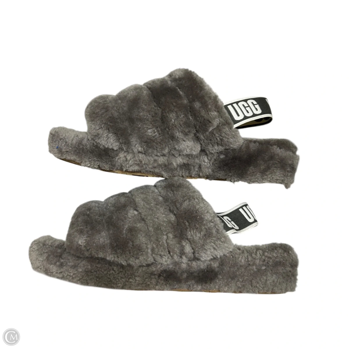 Sandals Designer By Ugg In Grey, Size: 9