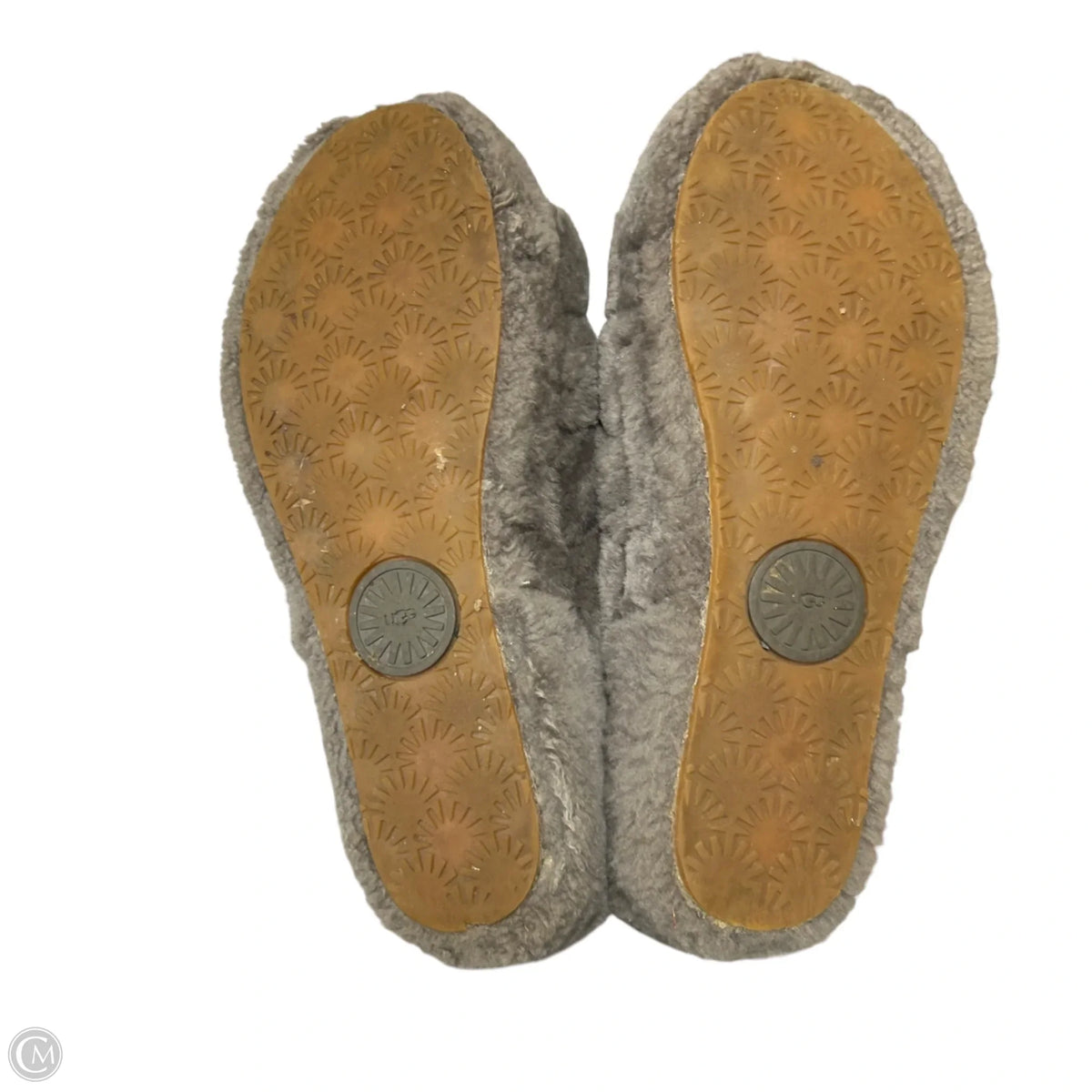 Sandals Designer By Ugg In Grey, Size: 9