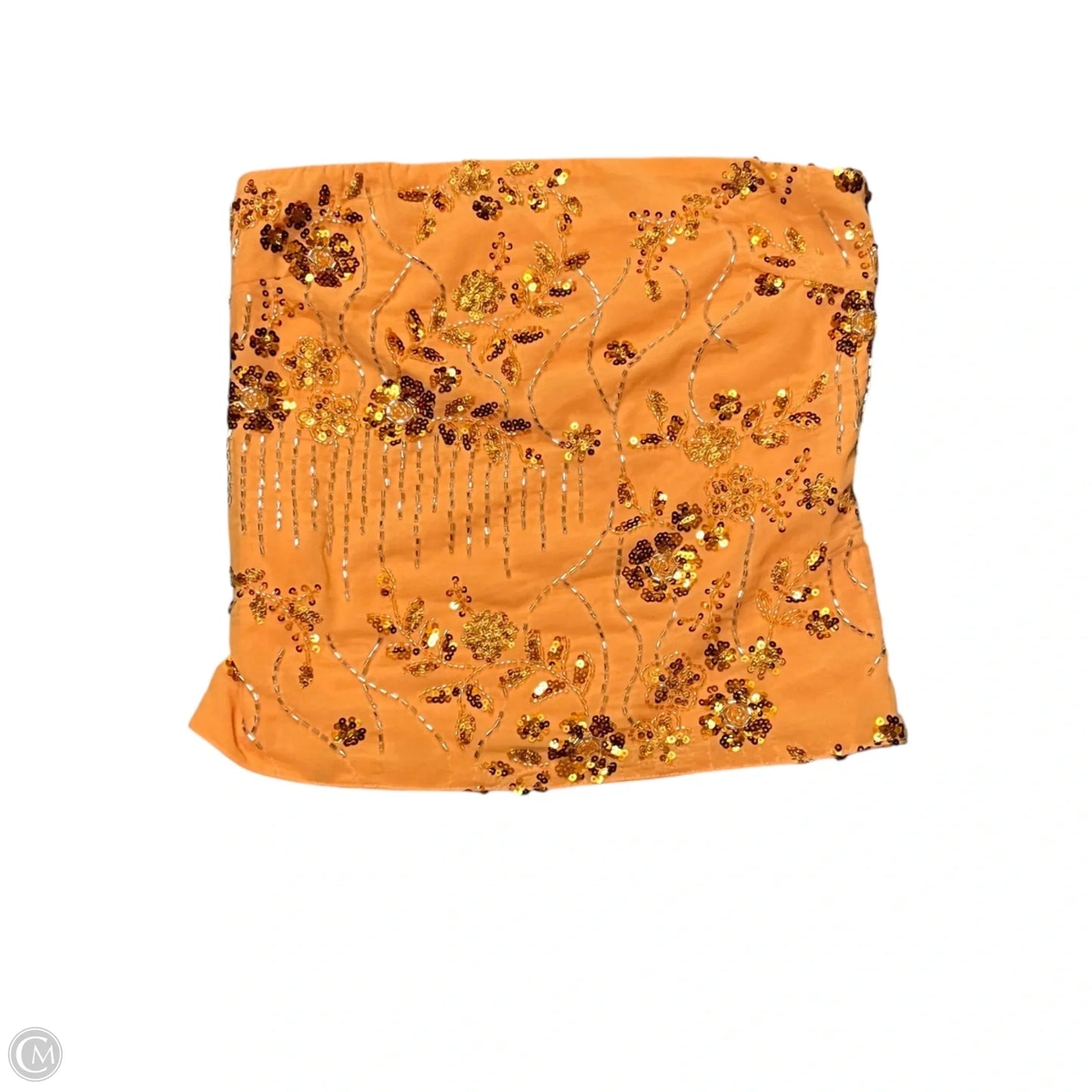 Top Sleeveless  In Orange, Size: M