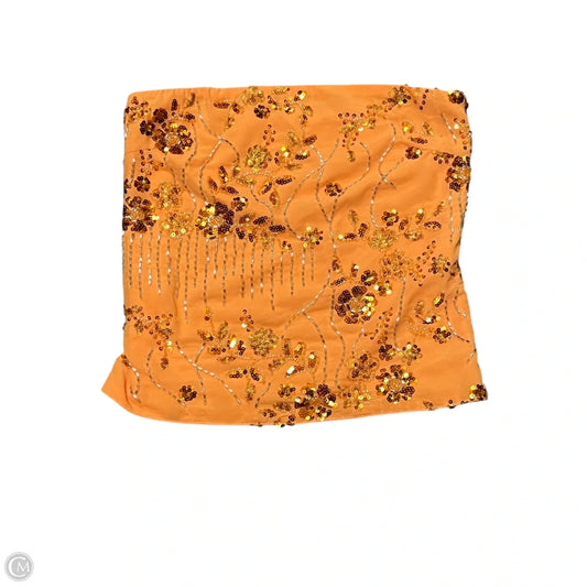 Top Sleeveless  In Orange, Size: M