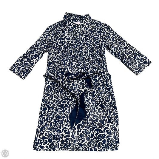 Dress Designer By Lilly Pulitzer In Blue & White, Size: S