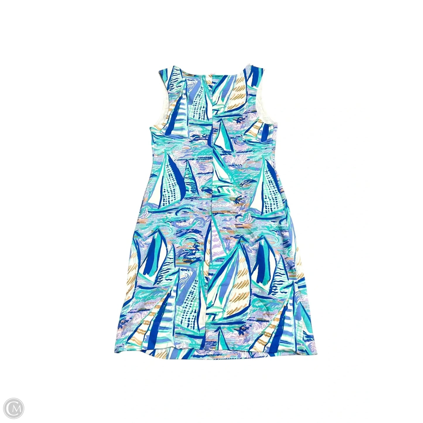 Dress Designer By Lilly Pulitzer In Blue & White, Size: Xxs
