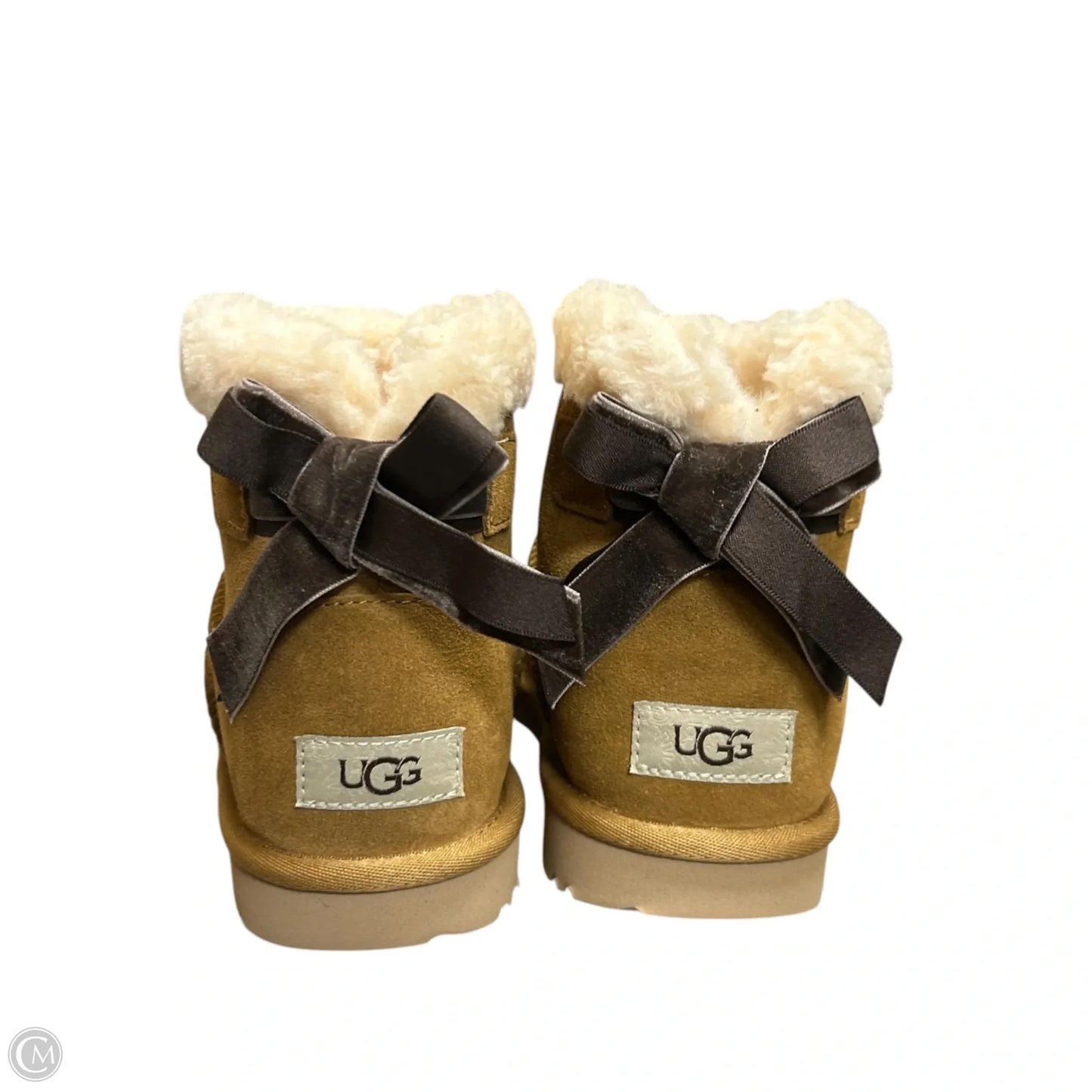 Boots Designer By Ugg In Brown, Size: 6