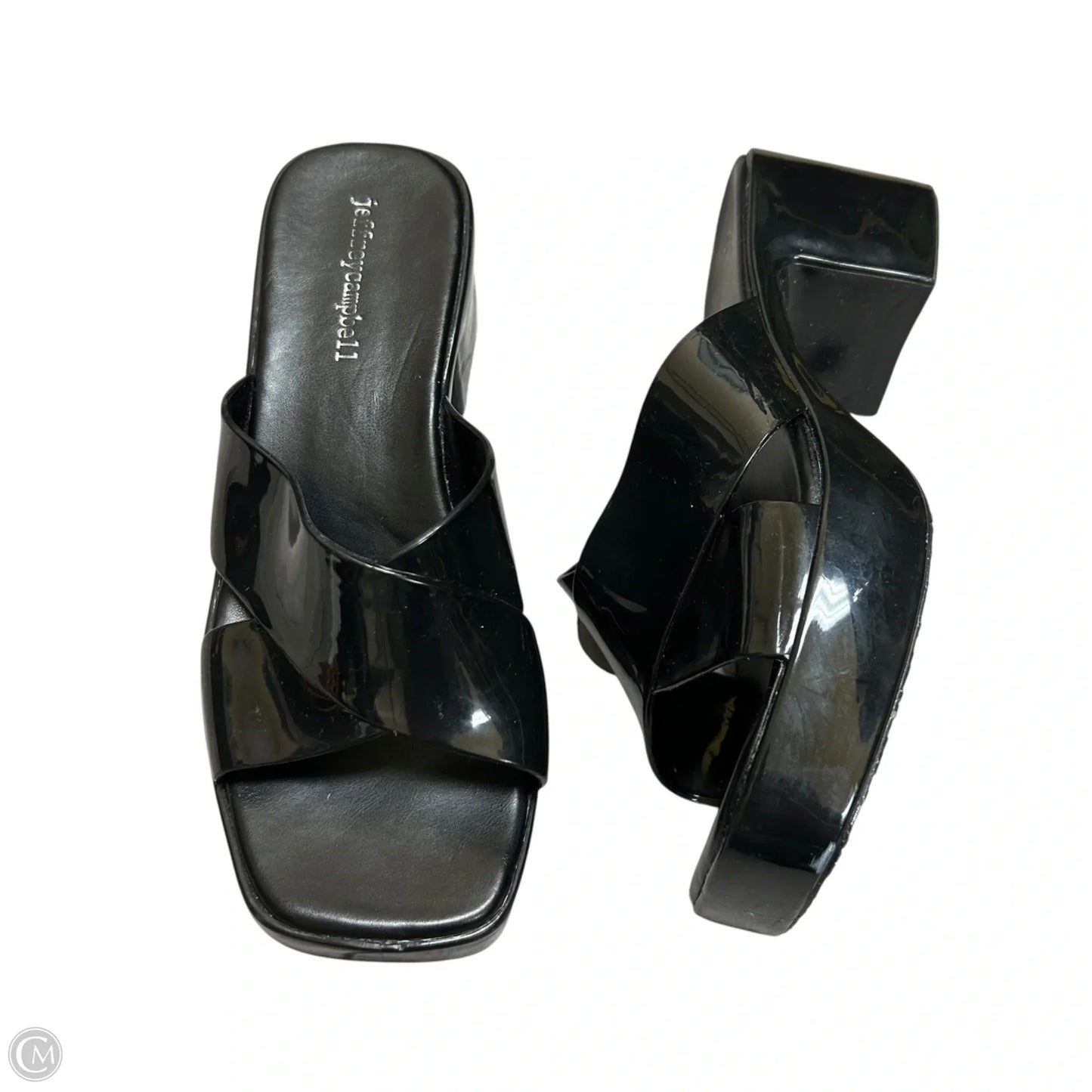 Sandals Heels Block By Jeffery Campbell In Black, Size: 6