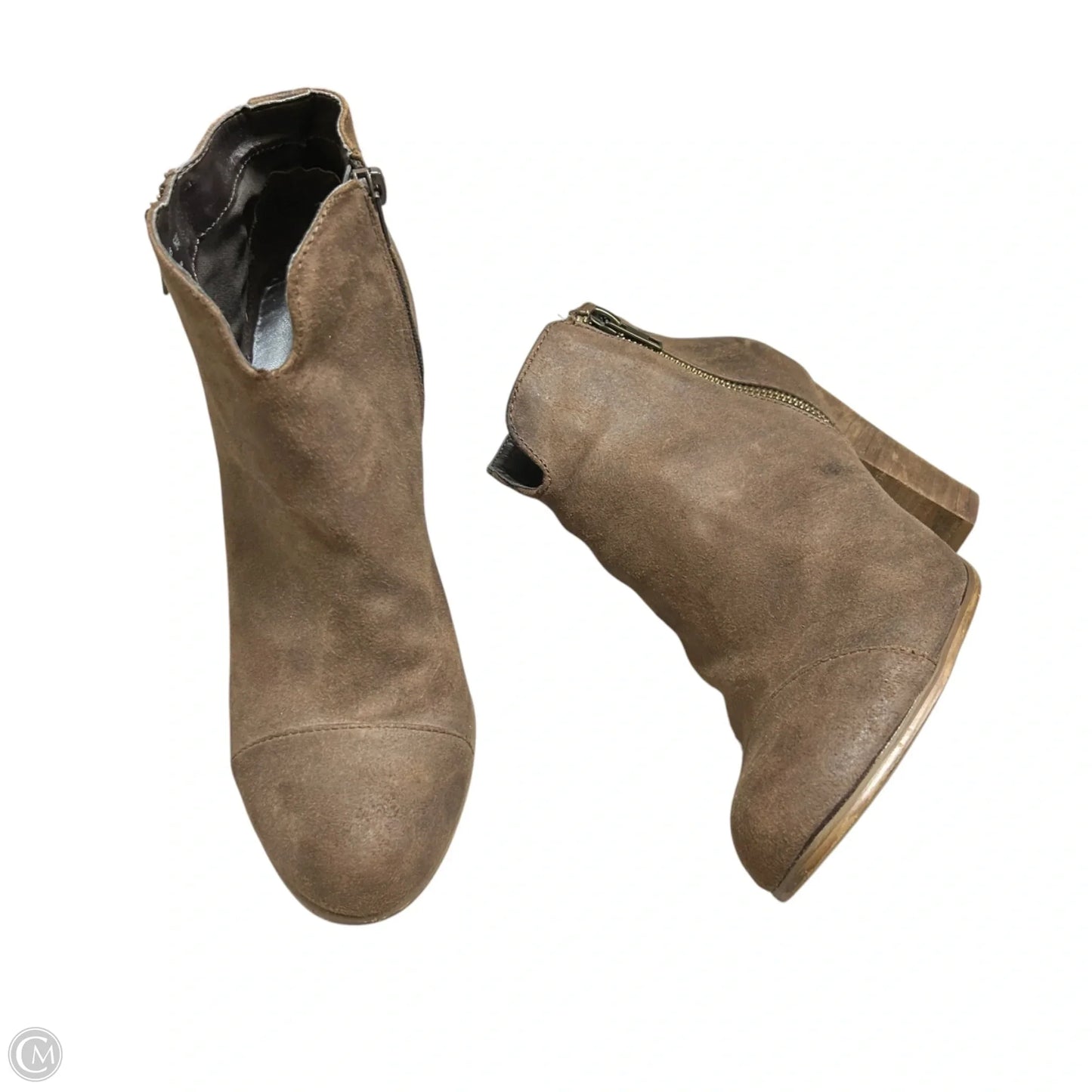 Boots Ankle Heels By Carlos By Carlos Santana In Brown, Size: 9