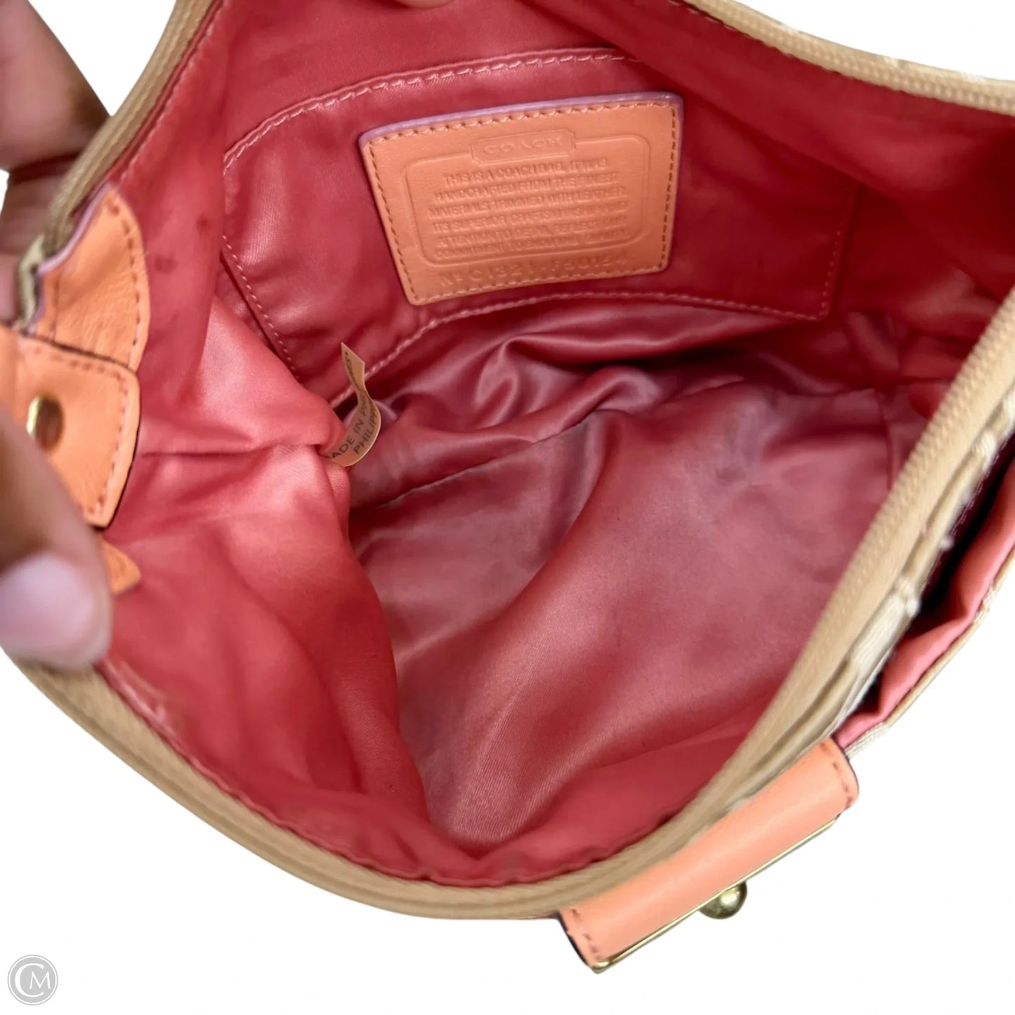 Handbag Designer By Coach, Size: Medium
