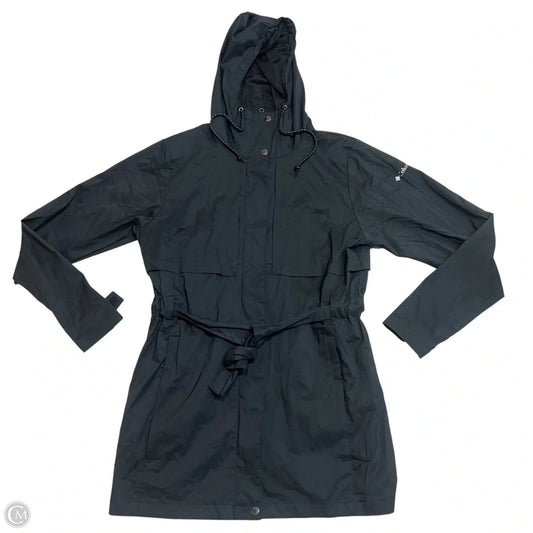 Jacket Windbreaker By Columbia In Black, Size: L