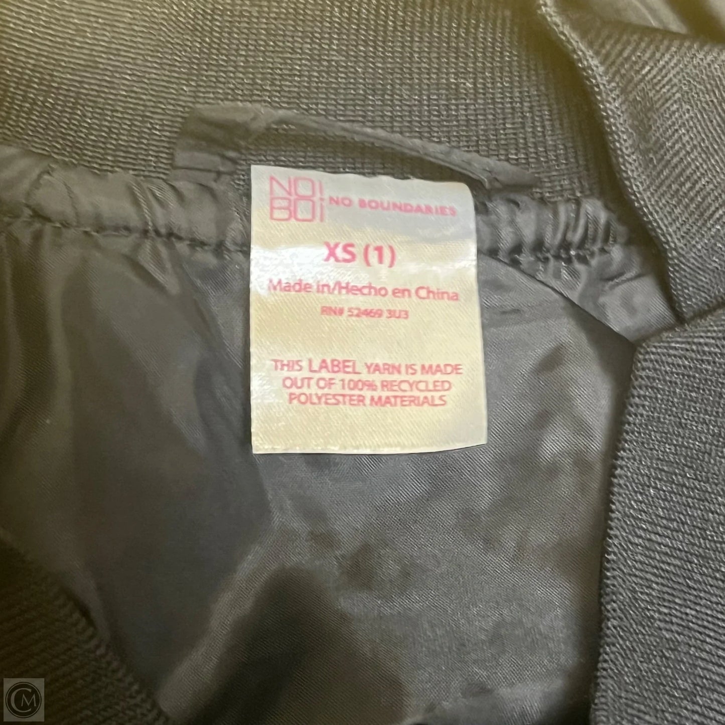Jacket Puffer & Quilted By No Boundaries In Black, Size: Xs