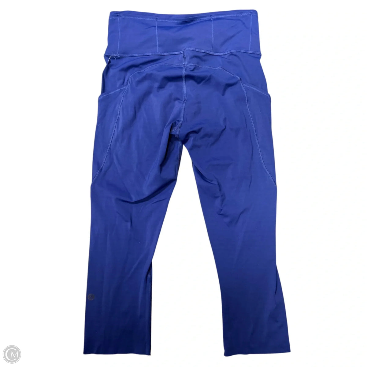 Athletic Capris By Lululemon In Blue, Size: 6