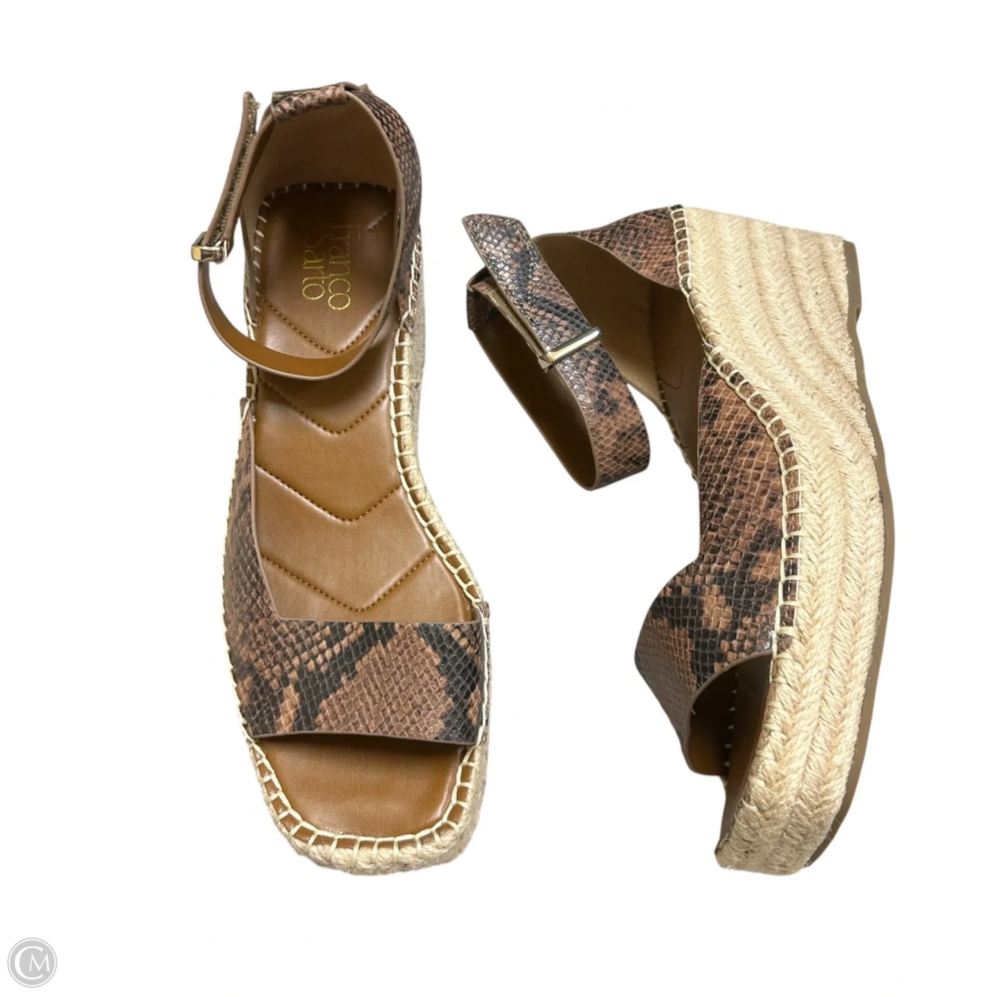 Shoes Heels Block By Franco Sarto In Snakeskin Print, Size: 10