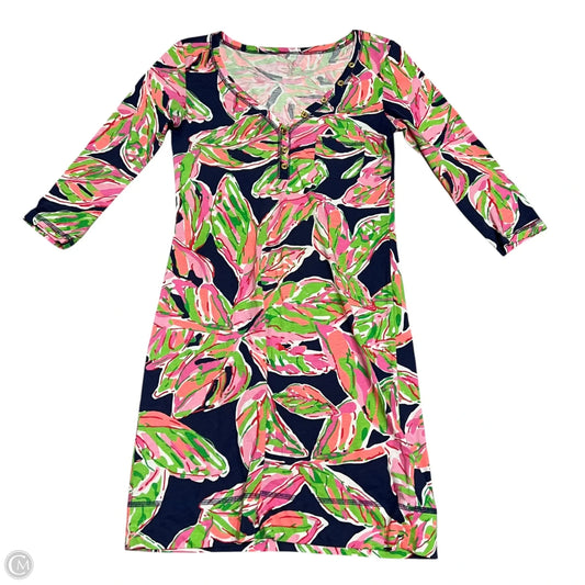 Dress Designer By Lilly Pulitzer In Blue & Green, Size: Xs