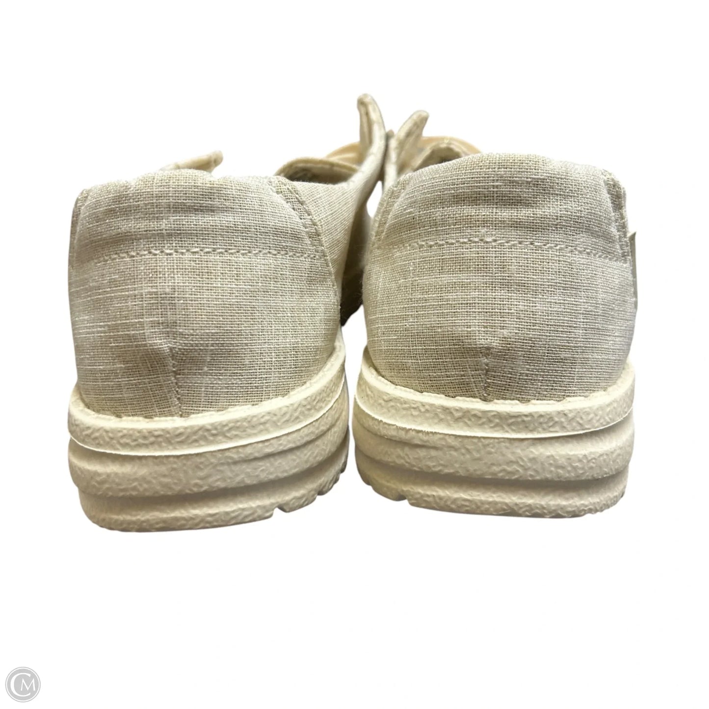 Shoes Flats By Hey Dude In Cream, Size: 6