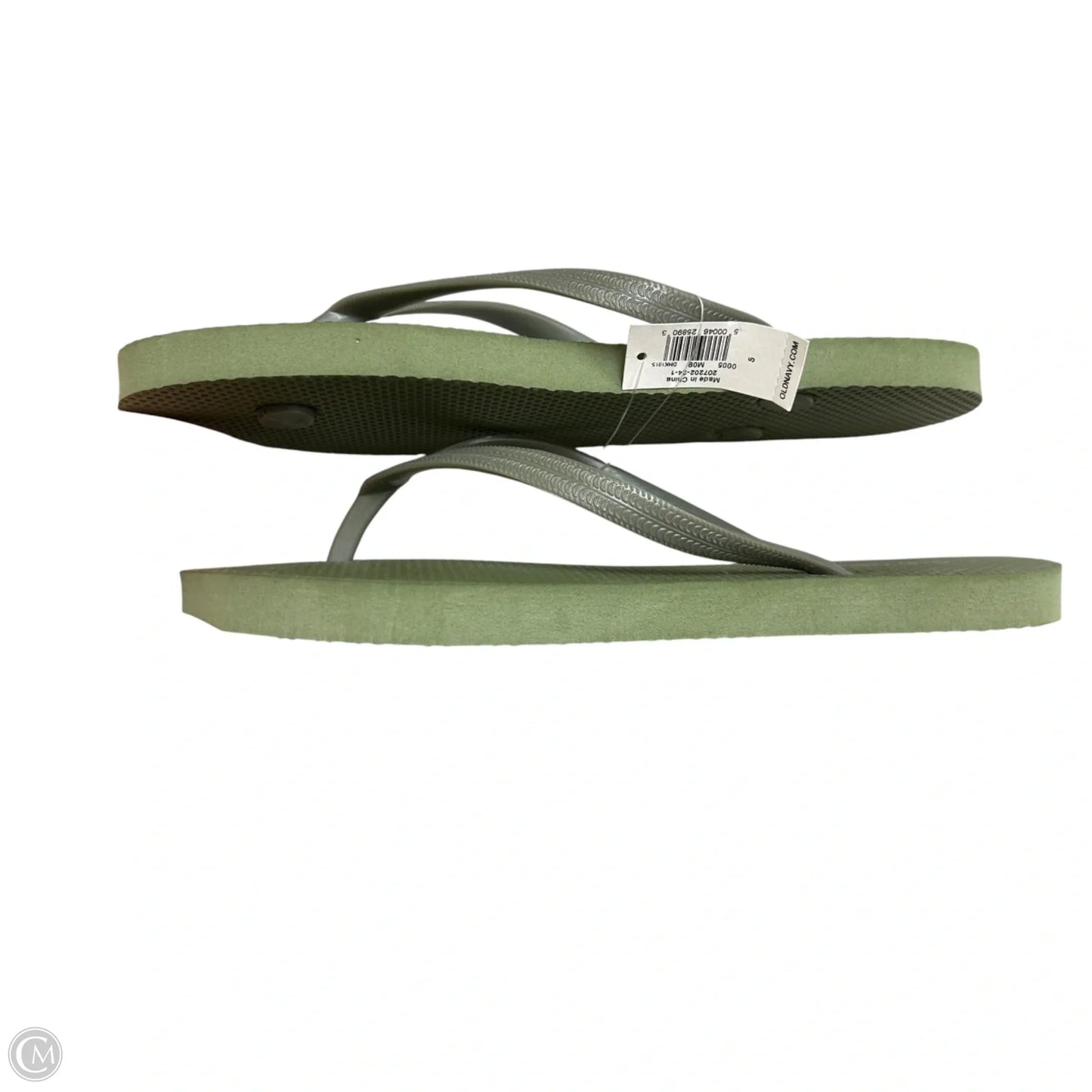 Sandals Flip Flops By Old Navy In Green, Size: 5