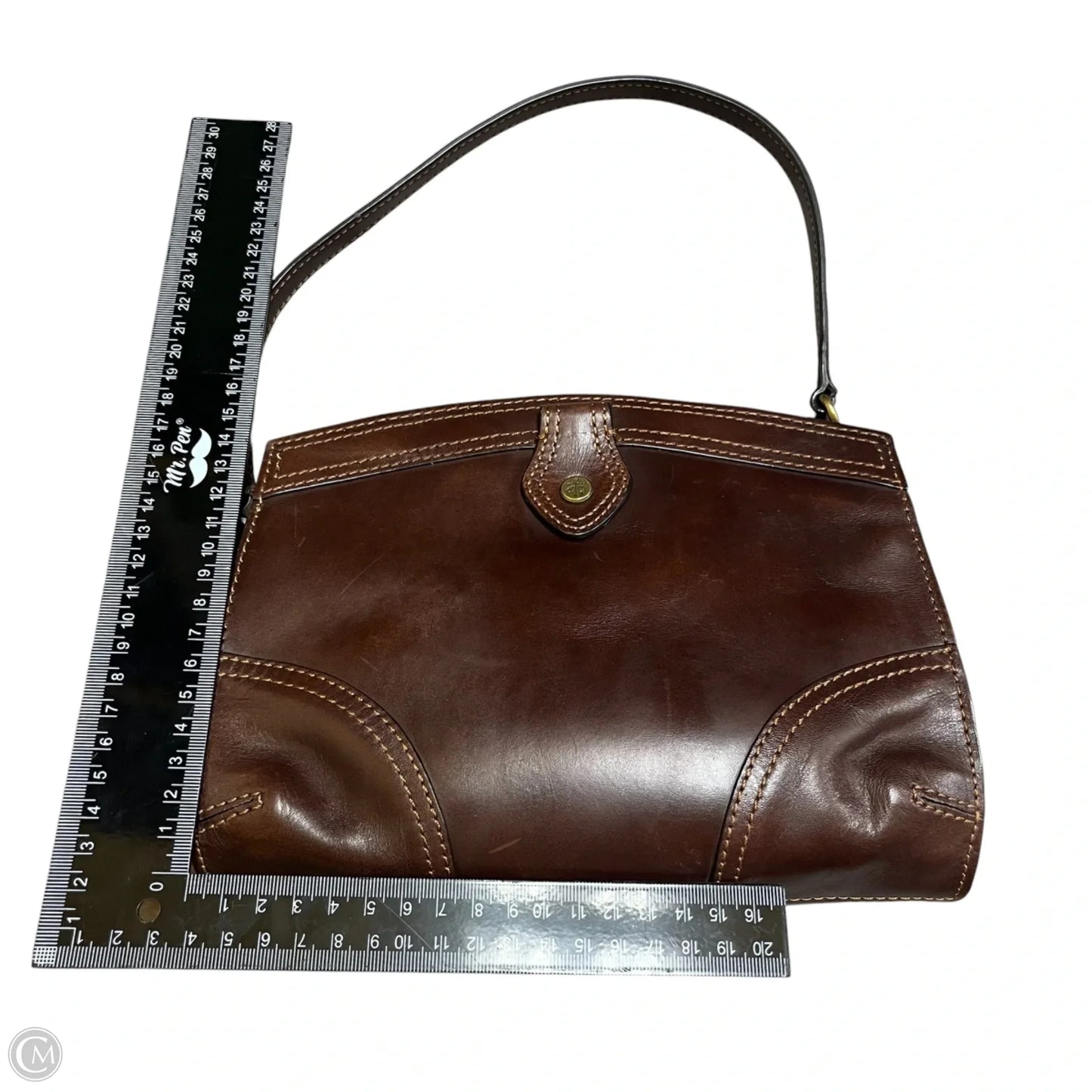 Handbag Leather By Brooks Brothers, Size: Small
