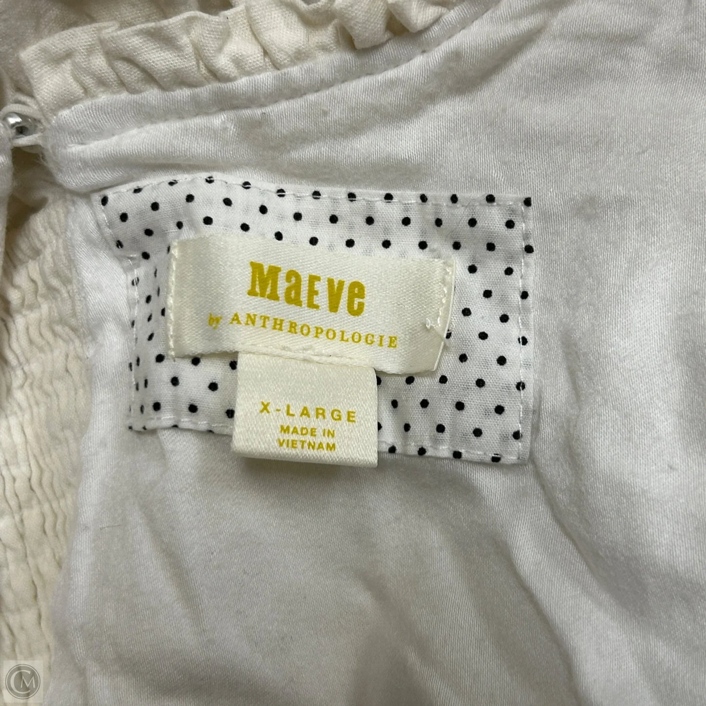 Dress Casual Maxi By Maeve In White, Size: Xl