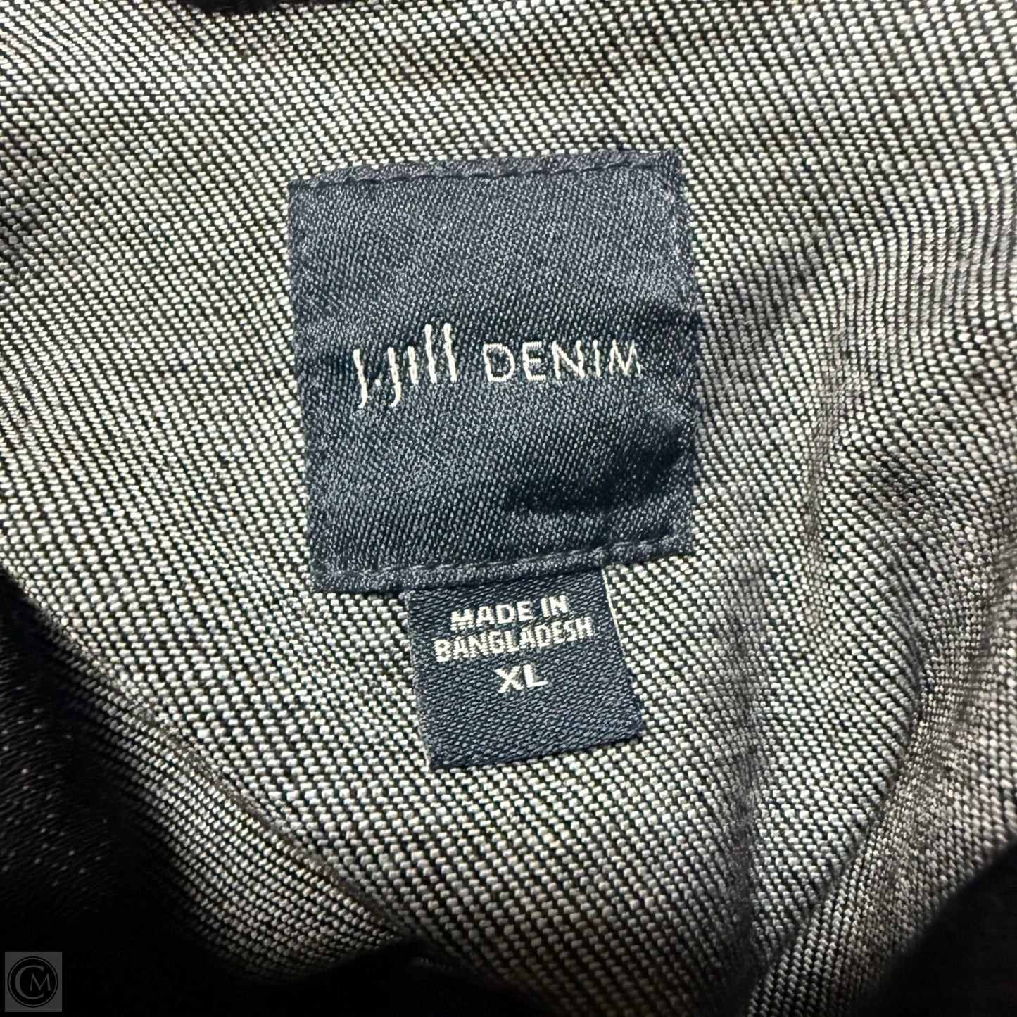 Jacket Denim By J. Jill In Blue Denim, Size: Xl