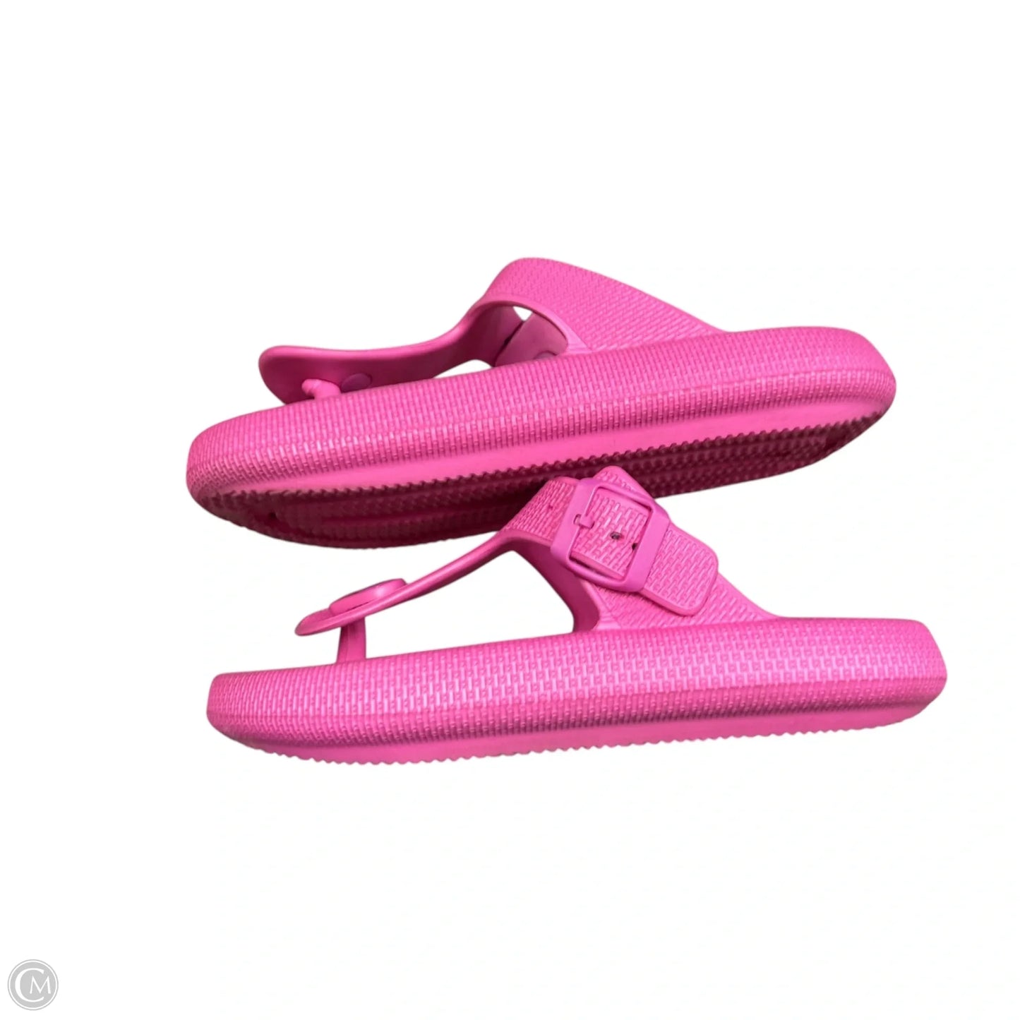 Sandals Flip Flops By Cushionaire In Pink, Size: 9.5