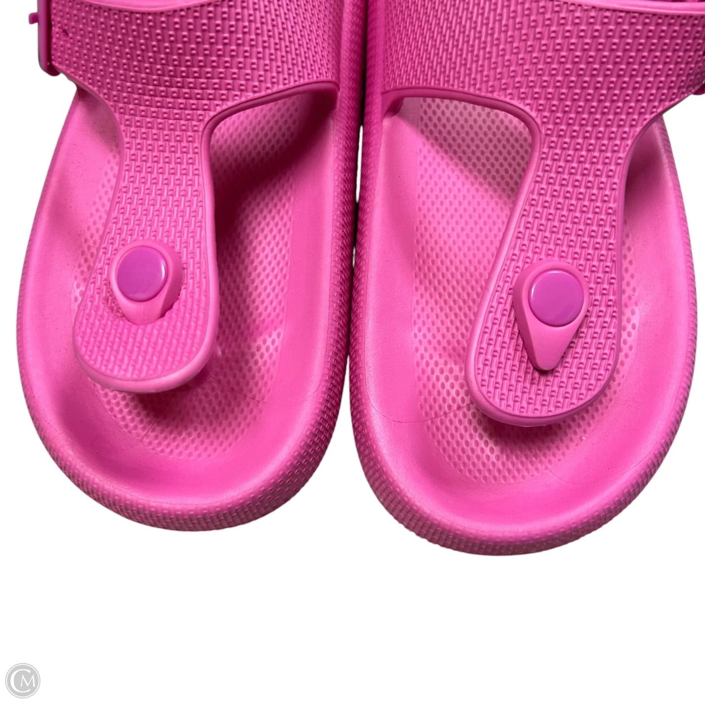 Sandals Flip Flops By Cushionaire In Pink, Size: 9.5