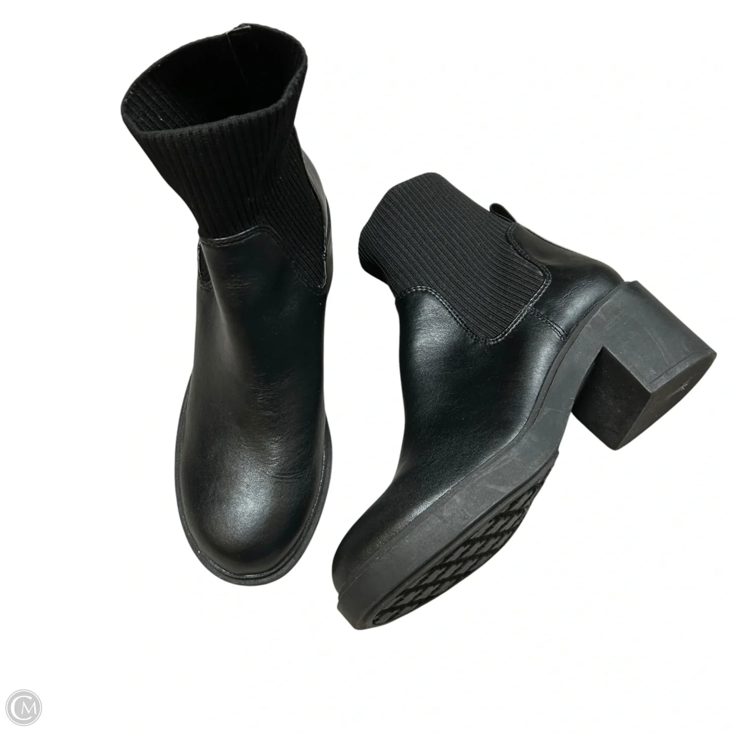 Boots Ankle Heels By Anne Klein In Black, Size: 7.5