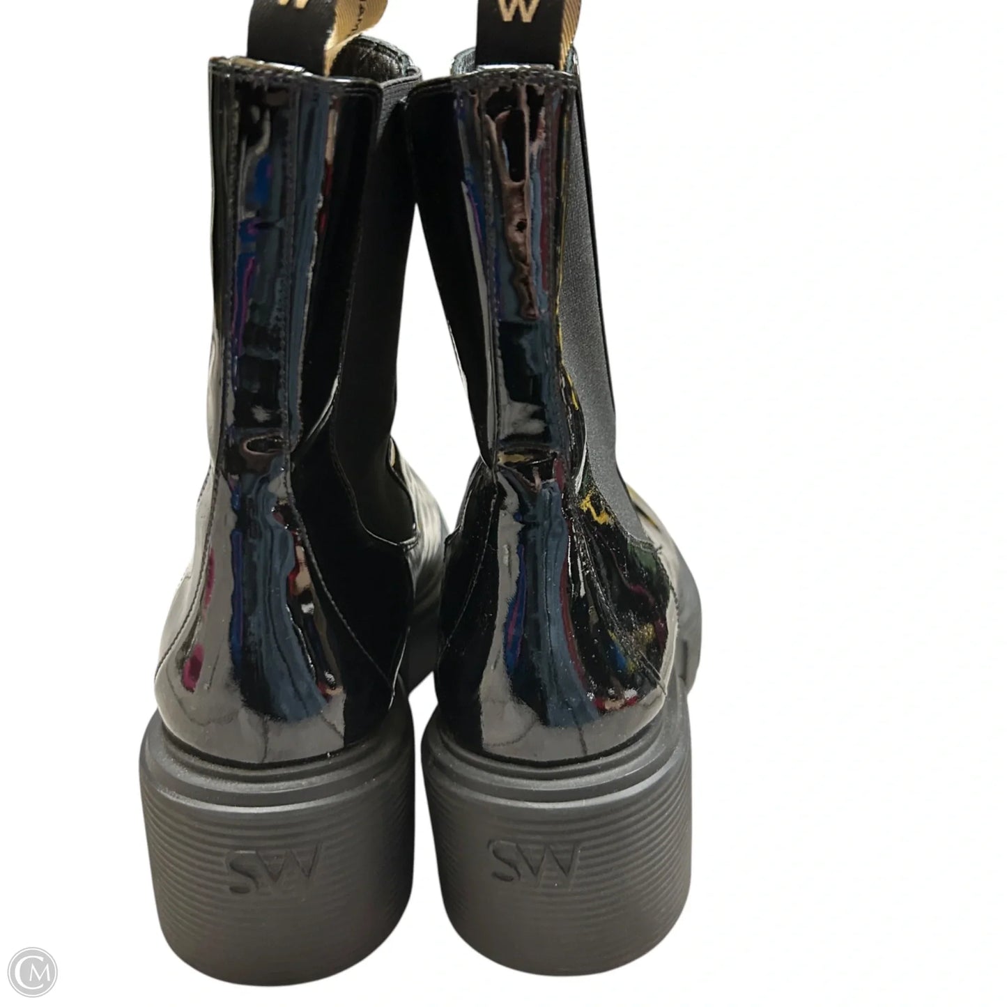 Boots Designer By Stuart Weitzman In Black, Size: 9