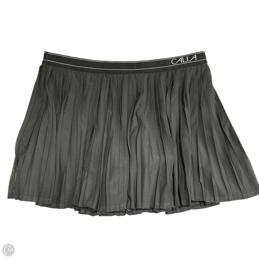 Athletic Skort By Calia In Black, Size: 2x