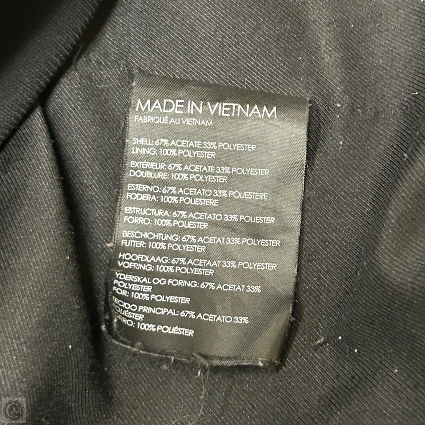 Vest Other By Club Monaco In Black, Size: L