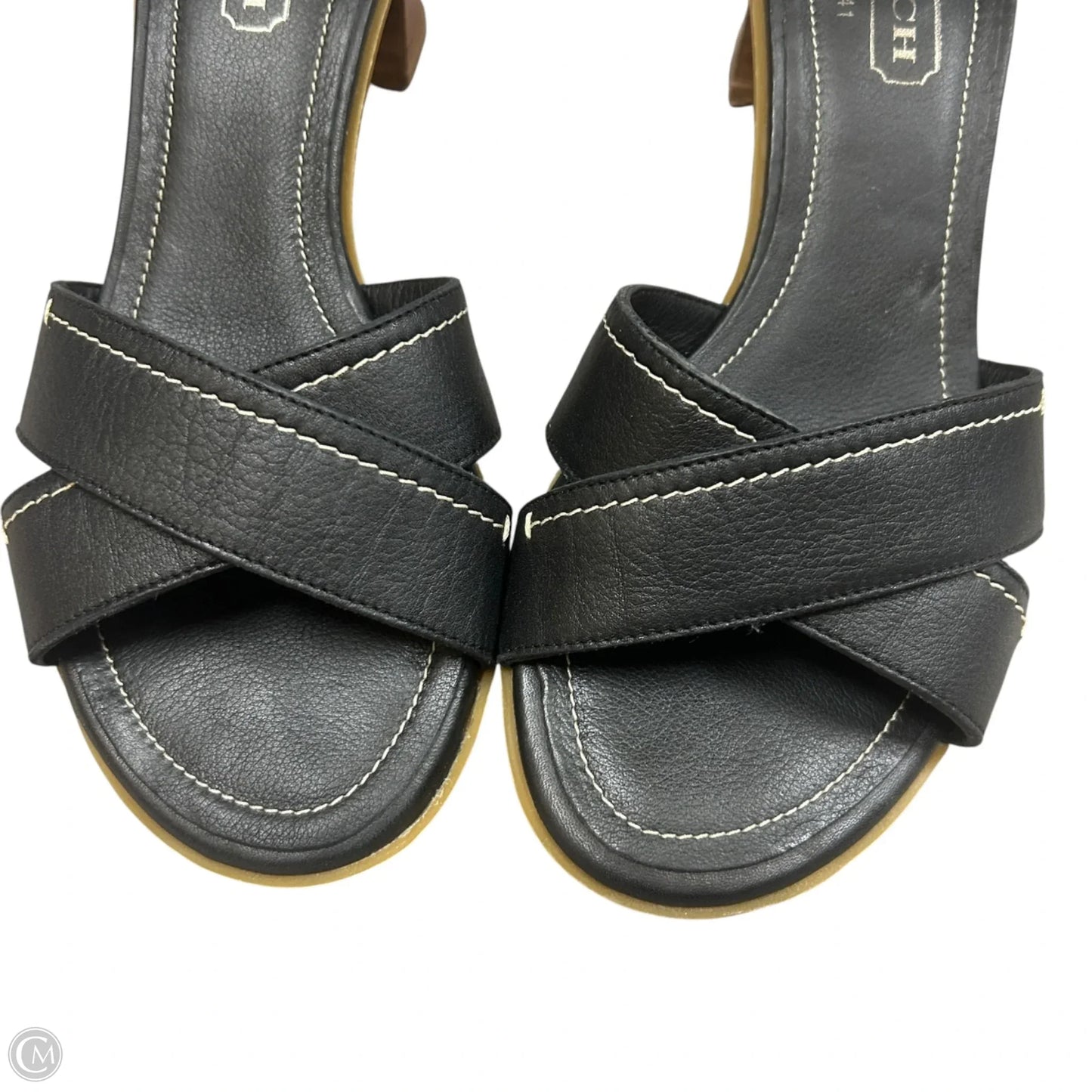 Shoes Designer By Coach In Black, Size: 6.5
