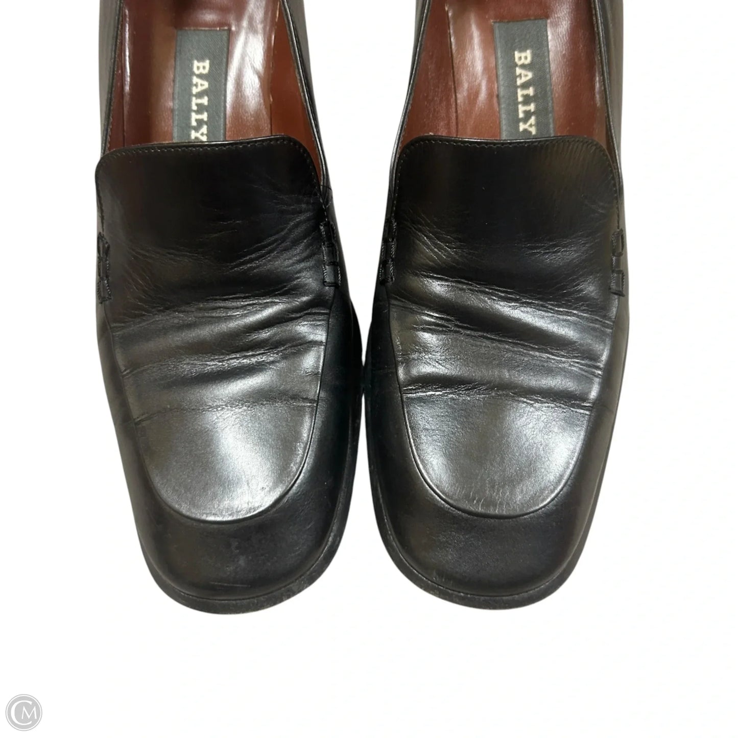 Shoes Heels Block By Bally In Black, Size: 5.5