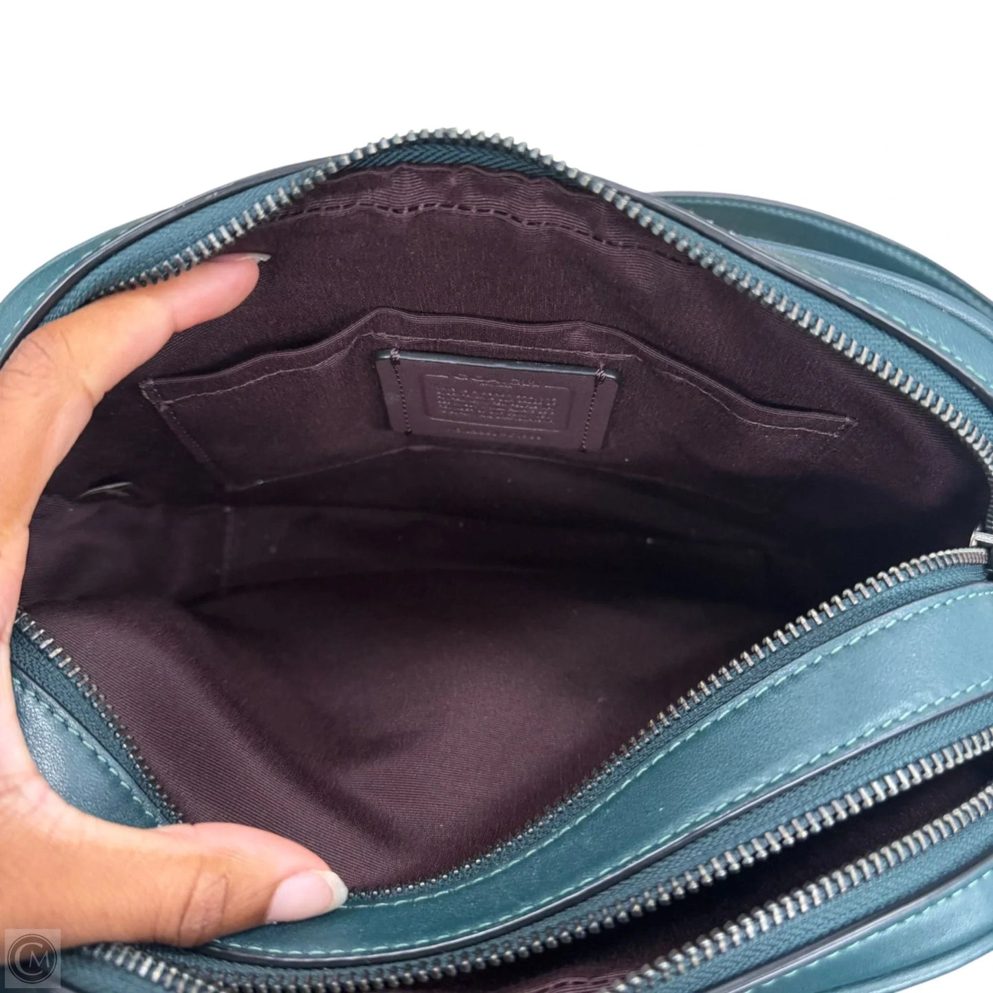 Crossbody Designer By Coach, Size: Medium