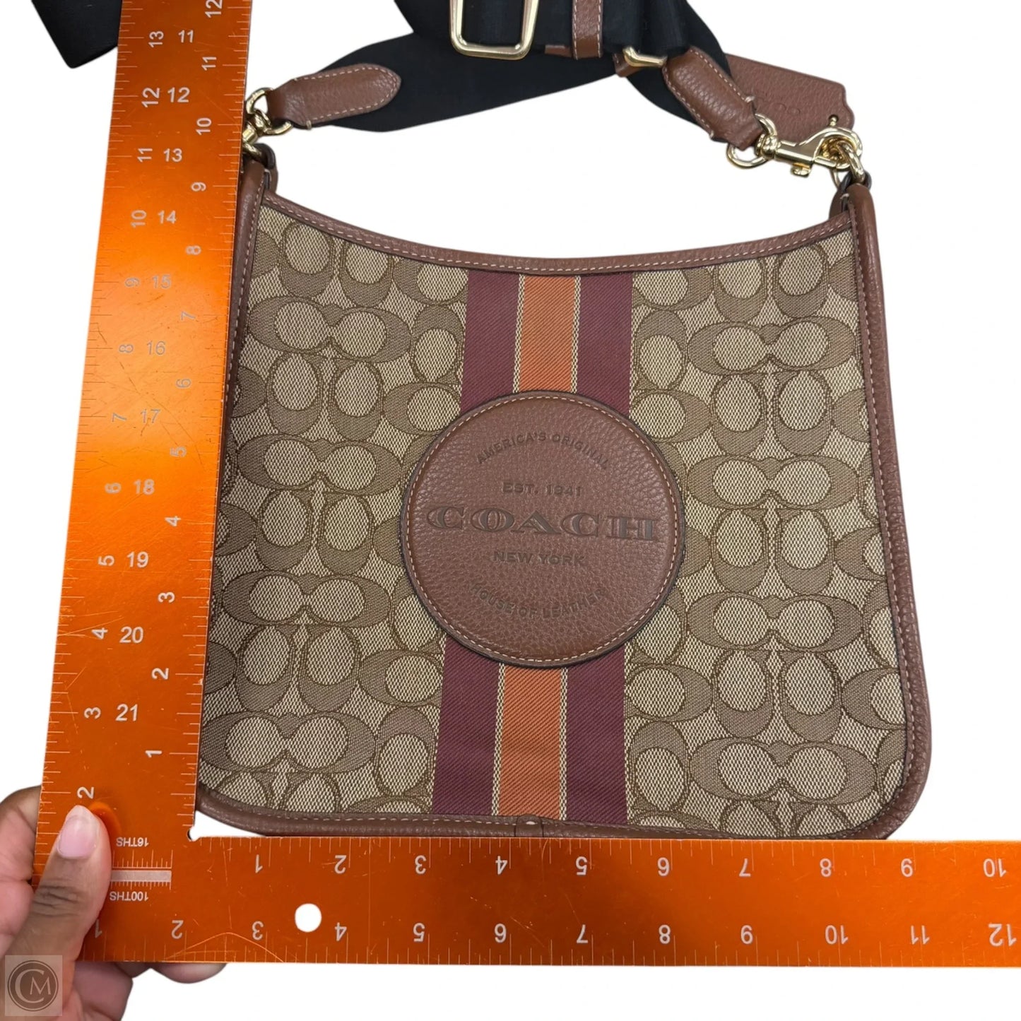 Crossbody Designer By Coach, Size: Medium