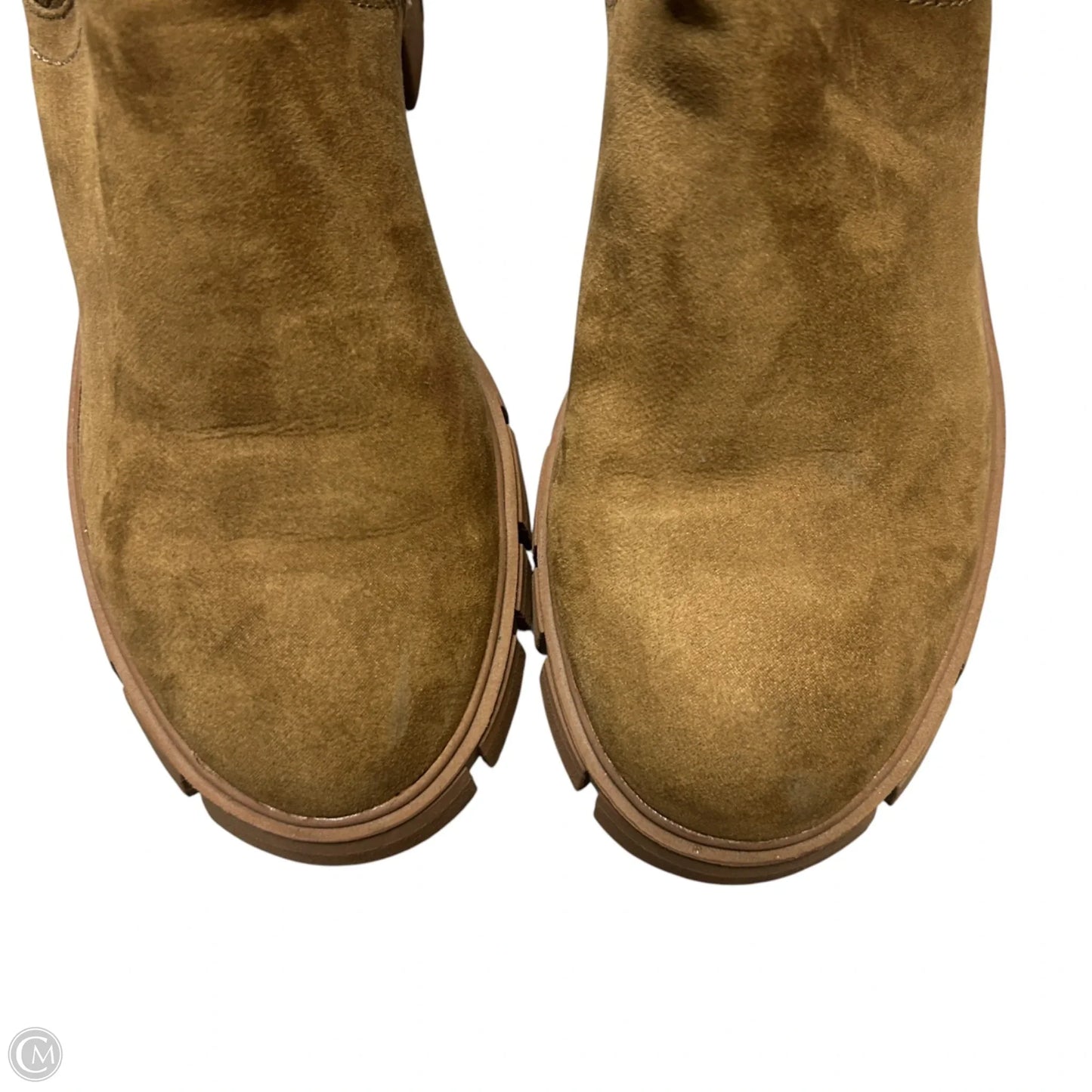 Boots Ankle Heels By Madden Girl In Brown, Size: 9