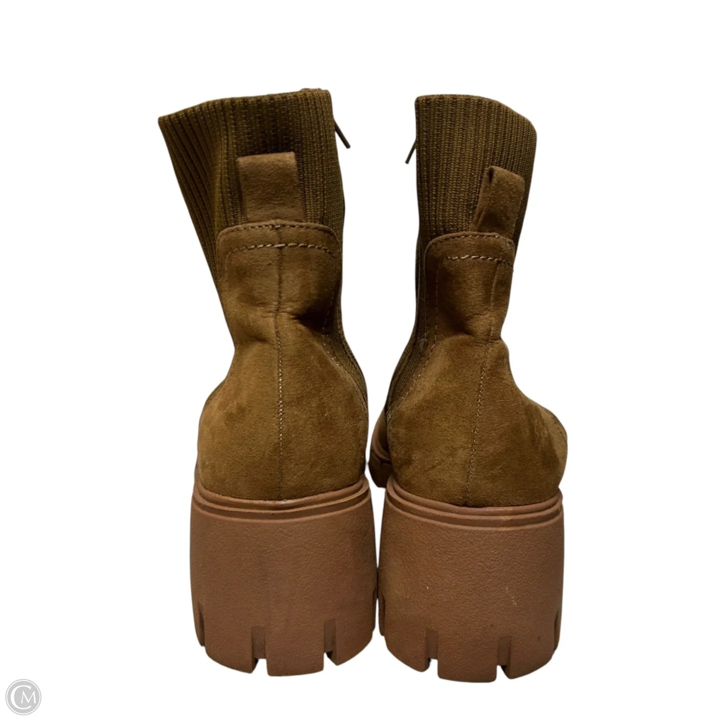 Boots Ankle Heels By Madden Girl In Brown, Size: 9