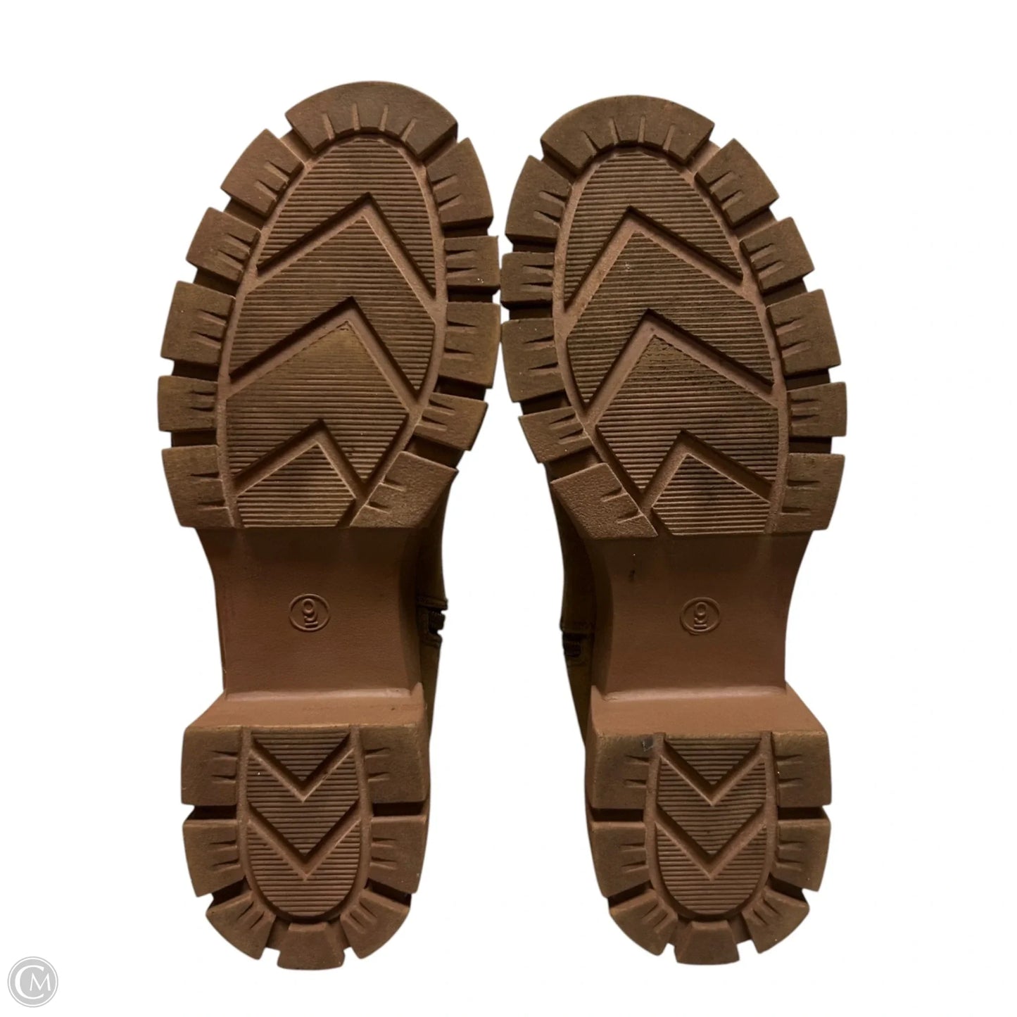 Boots Ankle Heels By Madden Girl In Brown, Size: 9